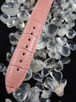 Meteorite & White Sapphire Watch with Pink strap