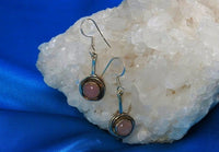 Rose Quartz in Sterling Silver Earrings (35)