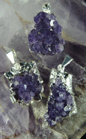 Amethyst Cluster Pendant