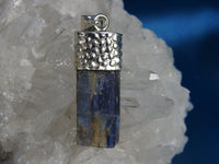 Natural Blue Kyanite and Moonstone Sterling Silver