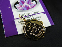 Zodiac Charm w/ Diamond Pisces