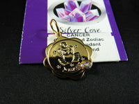 Zodiac Charm w/ Diamond Cancer