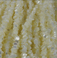Mother of Pearl Chips Bead Strand