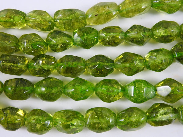 Green Quartz Bead Strand (Oval)