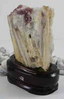 Pink Tourmaline & Quartz Specimen