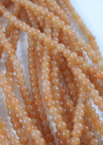 Orange Aventurine Bead Strand