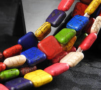 Dyed Magnesite Bead Strand