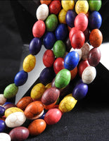 Dyed Magnesite Bead Strand