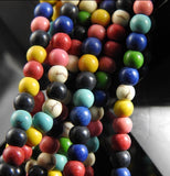 Dyed Magnesite Bead Strand