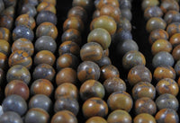 Matte Bamboo Jasper Bead Strand
