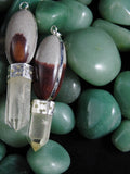 Shiva Lingam & Himalayan Quartz Pendant