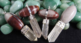 Shiva Lingam & Himalayan Quartz Pendant