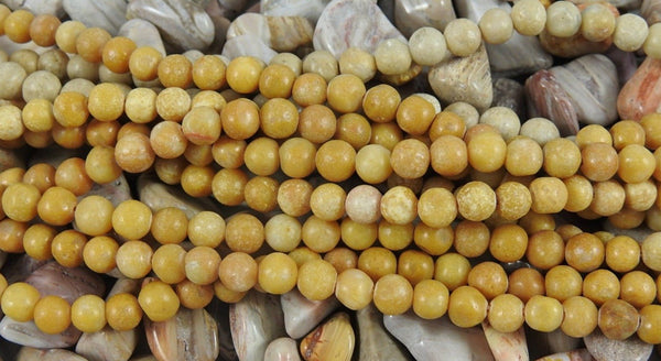 Yellow Jasper Bead Strand