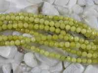 Faceted Serpentine Bead Strand