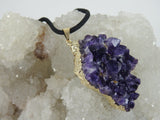 Amethyst Cluster Necklace CLOSEOUT