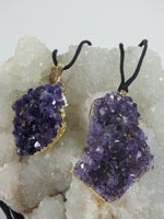 Amethyst Cluster Necklace CLOSEOUT