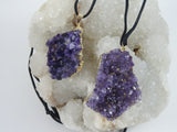 Amethyst Cluster Necklace CLOSEOUT