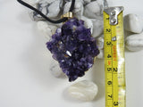 Amethyst Cluster Necklace CLOSEOUT