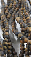 Matte Tigers Eye Bead Strand