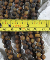Matte Tigers Eye Bead Strand