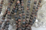 Matte Rainbow Jasper Bead Strand
