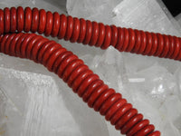 Red Magnesite Bead Strand (Dyed)