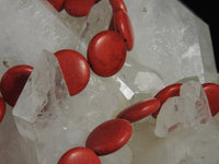 Red Magnesite Bead Strand