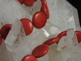 Red Magnesite Bead Strand