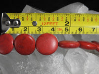 Red Magnesite Bead Strand