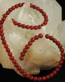 Red Magnesite Bead Strand (Dyed)