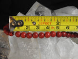 Red Magnesite Bead Strand (Dyed)