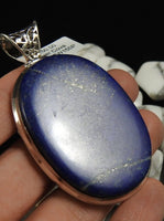 Lapis pendant close up
