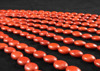 Red Magnesite Bead Strand CLOSEOUT