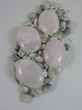 Mangano (Pink ) Calcite Palm Stone
