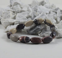 Oblong Midnight Porcelain Jasper Bracele