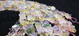 Prehnite, Citrine, Rose Quartz, & Amethyst Bead Strand