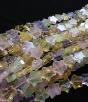 Prehnite, Citrine, Rose Quartz, & Amethyst Bead Strand
