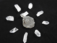 Chalcedony Conchive Sterling Silver Pendant CLOSEOUT