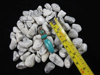 CLOSEOUT Natural Turquoise in Sterling Silver Pendant