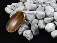 Tiger's Eye Sterling Silver Pendant