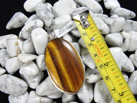 Tiger's Eye Sterling Silver Pendant