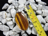 Tiger's Eye Sterling Silver Pendant