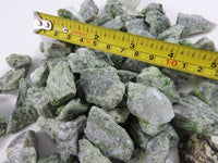 Diopside rough pieces measured