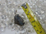 CLOSEOUT Raw Labradorite in Sterling Silver Pendant