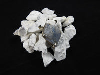 Raw Labradorite in Sterling Silver Pendant