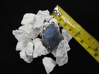 Raw Labradorite in Sterling Silver Pendant