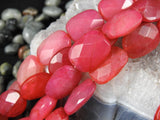 Cherry Quartz Faceted Bead Strands