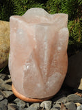 Pink Himalayan Salt Lamp (Lotus-Shaped)