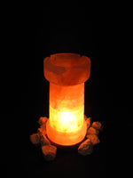 Pink Himalayan Salt Lamp (Qila-Shaped)
