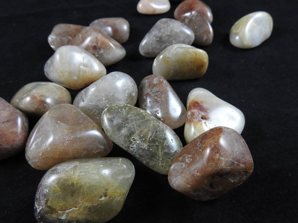 Rutilated Quartz tumbled